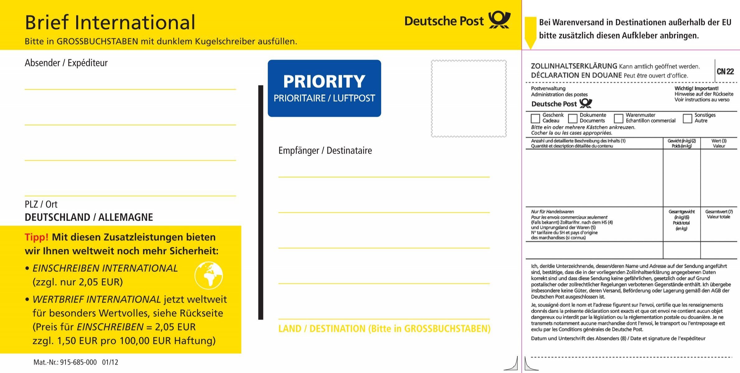 Deutsche Post Briefe International